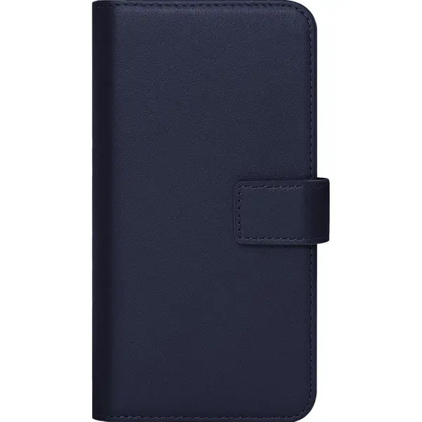 Caseuals Echt Lederen Portemonnee/Boekhoesje - Krachtige Magneetsluiting - Geschikt Voor Apple IPhone 13 Pro - Blauw thumbnail