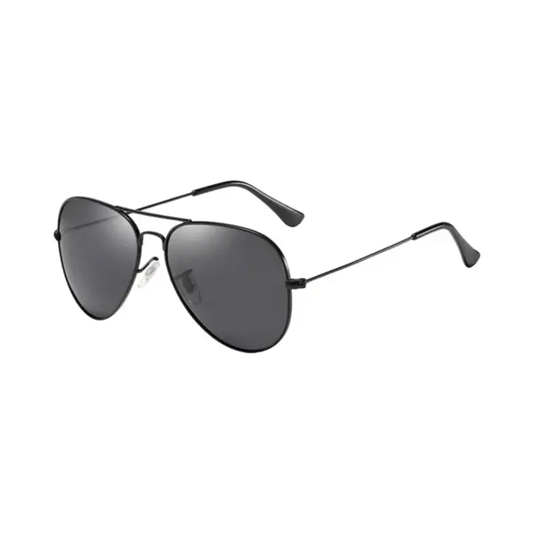 Fako Sunglasses® - Kinder Piloten Zonnebril Dlx - Pilotenbril Kids - Piloot Zonnebril Kinderen - Zwart thumbnail