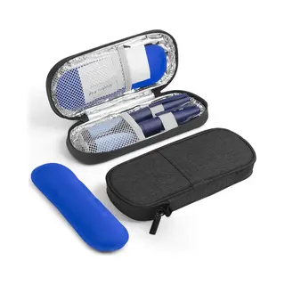 Rainbecom Insuline Koeltas - Medische Etui Voor Insulinepennen - 2 Ice Packs - Zwart