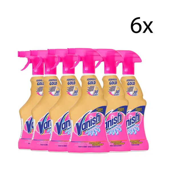 Vanish Oxi Action Gold Vlekverwijderaar Spray - Set Van 6 (500 Ml Per Fles) thumbnail
