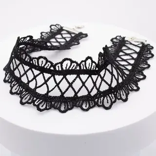 Stoffen Choker - Emo Of Gothic Ketting Voor Dames - Pax Amare