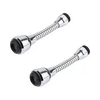 Waledano® Roterende Kraanslang - 360 Graden - Waterbesparende - 2 Standen - Draaibaar - Opzetstuk Kraan - Kraanfilter - Keukenkraan - 2 Stuks