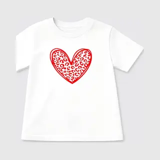 Starry Indigo - Valentijnsdag T-shirt Voor Meisjes Met Love Hart