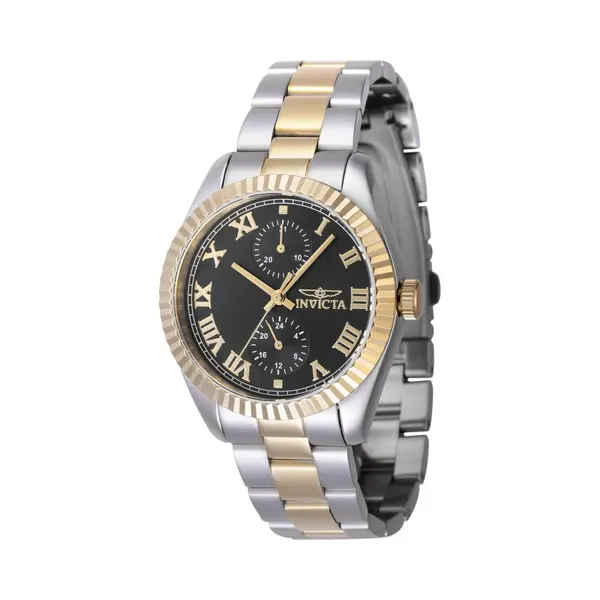 Invicta Specialty 47439 Dames Horloge - Waterdicht - Analoog - Quartz Uurwerk - Roestvrij Staal Met Zwarte Wijzerplaat - 36mm thumbnail