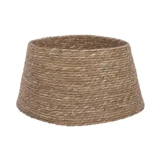 Mica Decorations Kerstboomrok - Rotan Look - Bruin - D50 X H26 Cm - Kerstboommand