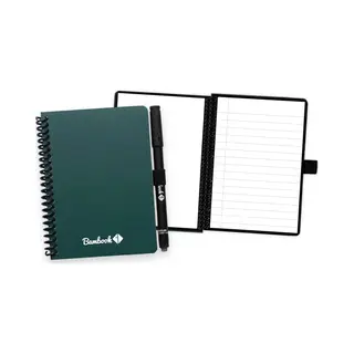 Bambook Colourful Reusable Notebook - Forest - A6 - Blank & Lined - Reusable Notebook, Rewritable Notebook, Dry Erase Board Notebook, Whiteboard