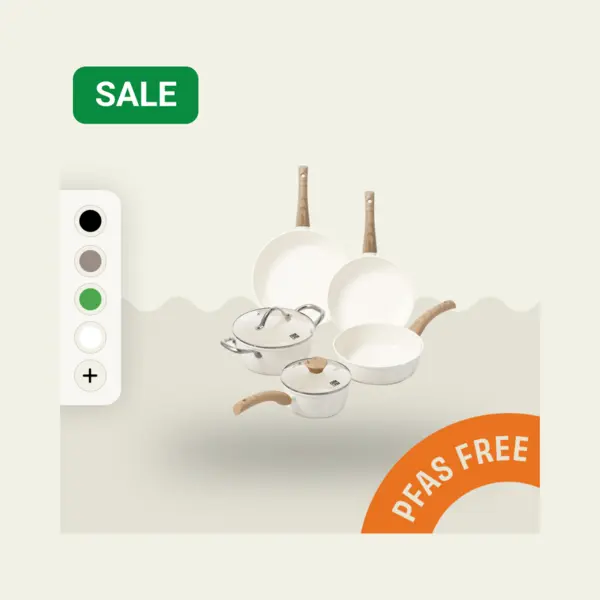 Cook & Pan Go Ivory Pannenset 5-delig thumbnail