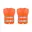 Oranje XXL 2 stuks