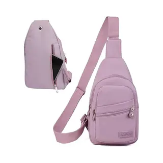 Boncy® Luxe Crossbody Schoudertas - Dames & Heren - 5 Opbergvakken En Kabelopening - Crossover Slingbag Nektasje - Schoudertassen Crossbodytassen