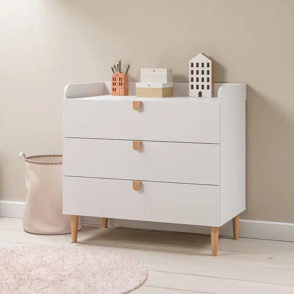 Petite Amelie Petite Amélie Commode Kast Etoile - Wit thumbnail
