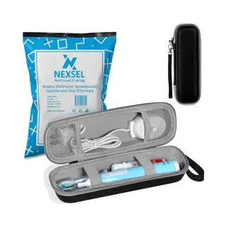 Nexsel Reisetui Geschikt Voor Oral B Electrische Tandenborstel, Hard Eva Opbergcase, Waterafstotend Tandenborstelhouder Reis
