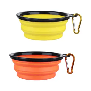 Jaxy 2x Opvouwbare Drinkbak/Voerbak - Waterbak Kat En Hond - Siliconen Drinkbak - Opvouwbare Voerbak - Waterbak - Opvouwbaar Drinkbakje - Reisvoerbak -