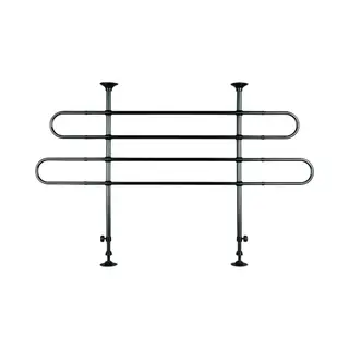 Eurocatch Universelles Verstellbares Hunde"Gitter Für Autos - Breite 90-155 Cm & Höhe 75-134 Cm - Einfache Montage Ohne Bohren - Sicheres