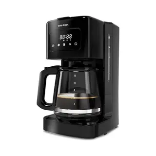 Koffiezetapparaat Filterkoffie 1.8L Met Touch Display - 14 Koppen - Zwart - Vivid Green