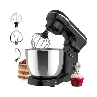 Vivid Green 1500W Keukenmachine - Keukenrobot - 5L - Keukenmixer - Mixer Met Mengkom - Zwart