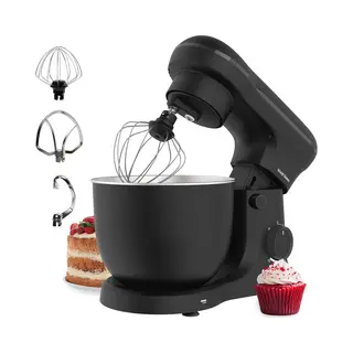 Vivid Green 1500W Keukenmachine - Keukenrobot - 5L - Keukenmixer - Mixer Met Mengkom - Matzwart