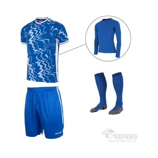 Stanno Wave Keeperstenue Royal Blue White