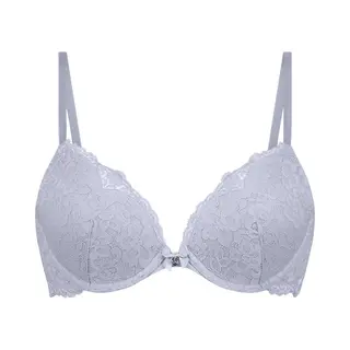 Hunkemöller Dames Lingerie Voorgevormde Push-up Beugel Bh Marine - Paars - Maat C70