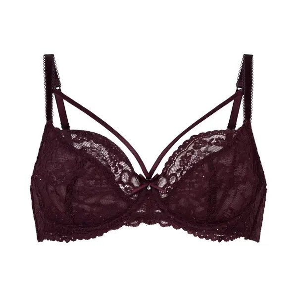 Hunkemöller Unwattierter Bügel-Bh Isadora - Zinfandel - 85D thumbnail