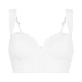 Hunkemöller Voorgevormde Longline Beugel Bh Whitney Wit