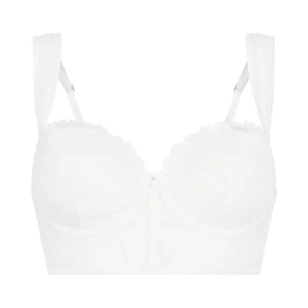 Hunkemöller Voorgevormde Longline Beugel Bh Whitney Wit thumbnail