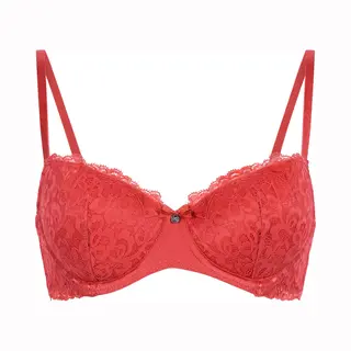 Hunkemöller Voorgevormde Beugel Bh Marine Rood