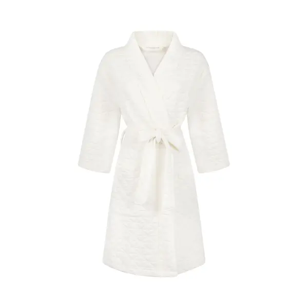 Hunkemöller Badjas Kort Offwhite thumbnail
