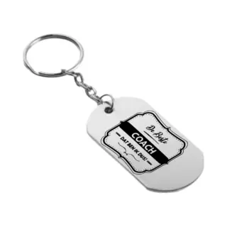 Akyol - De Beste Coach Dat Ben Ik Dus Sleutelhanger - Coach - Sporters - Cadeau - 54 X 29mm