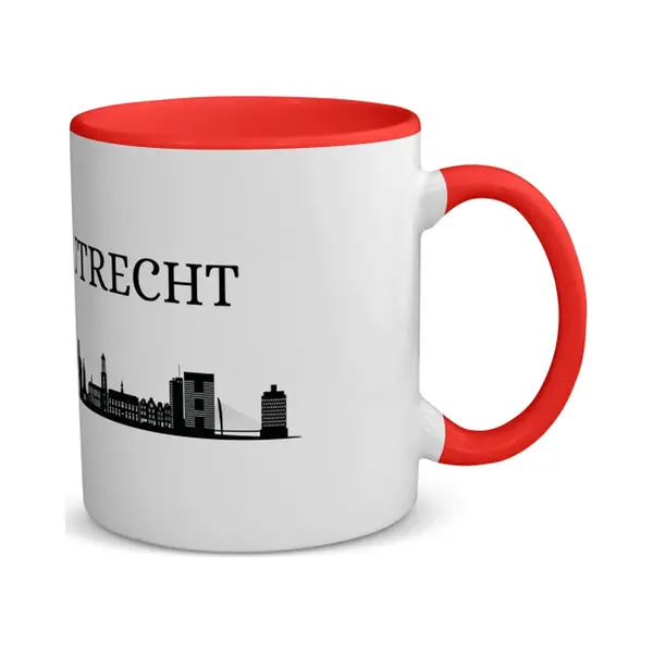 Akyol - Utrecht Koffiemok - Theemok - Rood - Utrecht - Toeristen - Stad - Geschenk - Cadeau - Kado - 350 Ml Inhoud thumbnail