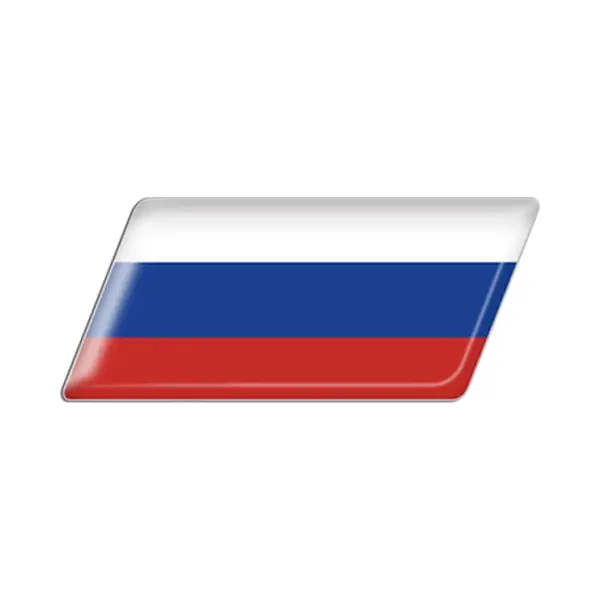 Vlag Sticker - Autostickers - Autosticker Voor Auto - Bumpersticker - Rusland thumbnail