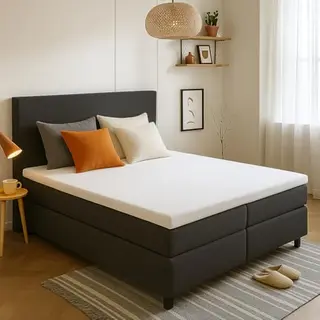 Saphira Essentials Badstof Topper Hoeslaken – Wit – 160x200/220 Cm – 20 Cm Matrashoogte – 360° Rondom Elastiek – Luxe Comfort & Perfecte