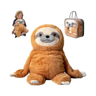 Odoxia Verzwaringsknuffel Luiaard 2, 3 Kg - Weighted Stuffed Animal Sloth - Verzwaringsknuffel Volwassenen -Verzwarings Knuffel - Antistress Knuffel -