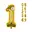 Goud 1, 127 cm