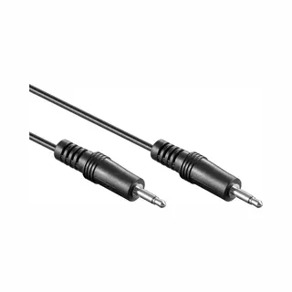 3, 5mm Jack Mono Kabel | Zwart | 0, 50 Meter