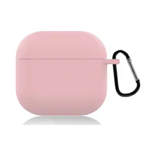 ShieldCase Siliconen Hoesje Geschikt Voor Airpods 4 - Siliconen Case Voor Apple Airpods 4 Case Hoesje - Lichtroze