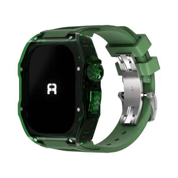 Reqior Case Met Rubberen Bandje Polymeer & Rubber – Geschikt Voor Apple Watch 7 45mm / Apple Watch 8 45mm / Apple Watch 9 45mm – Stevig, thumbnail