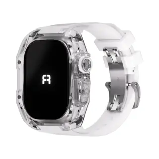 Reqior Case Met Rubberen Bandje Polymeer & Rubber – Geschikt Voor Apple Watch 7 45mm / Apple Watch 8 45mm / Apple Watch 9 45mm – Stevig,