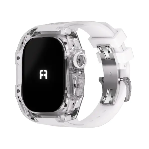 Reqior Case Met Rubberen Bandje Polymeer & Rubber – Geschikt Voor Apple Watch 7 45mm / Apple Watch 8 45mm / Apple Watch 9 45mm – Stevig, thumbnail
