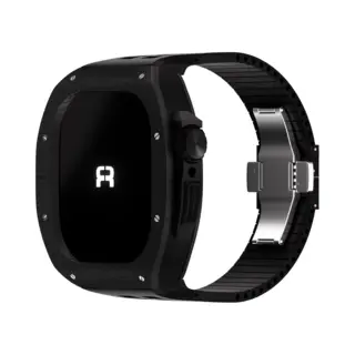 Reqior Case Met Rubberen Bandje Polymeer & Rubber – Geschikt Voor Apple Watch 7 45mm / Apple Watch 8 45mm / Apple Watch 9 45mm – Stevig,