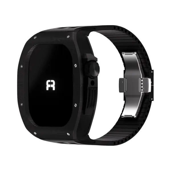 Reqior Case Met Rubberen Bandje Polymeer & Rubber – Geschikt Voor Apple Watch 7 45mm / Apple Watch 8 45mm / Apple Watch 9 45mm – Stevig, thumbnail
