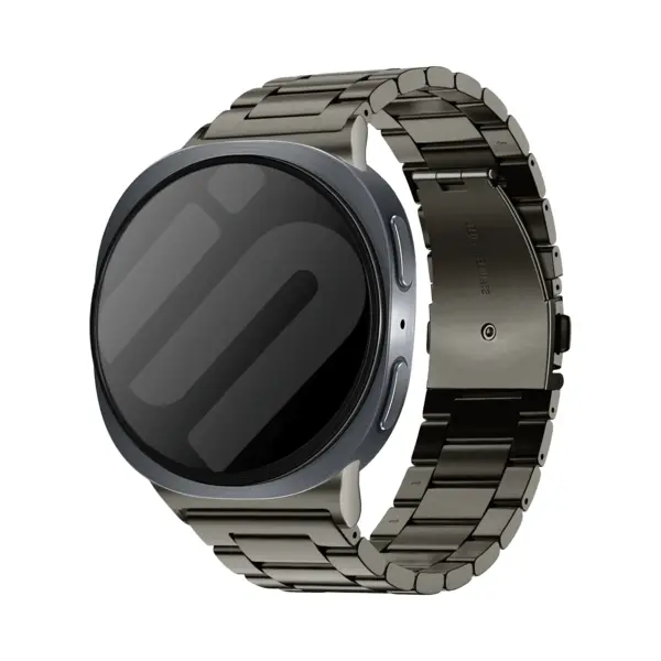 Strap-it Titanium Schakel Bandje Met Vlindersluiting - Geschikt Voor De Samsung Galaxy Watch 8 - 40mm / Galaxy Watch 8 - 44mm / Galaxy Watch 8 Classic thumbnail