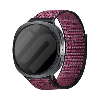Strap-it Nylon Bandje Met Klittenbandsluiting - Geschikt Voor Samsung Galaxy Watch 8 - 40mm / Galaxy Watch 8 - 44mm / Galaxy Watch 8 Classic (true