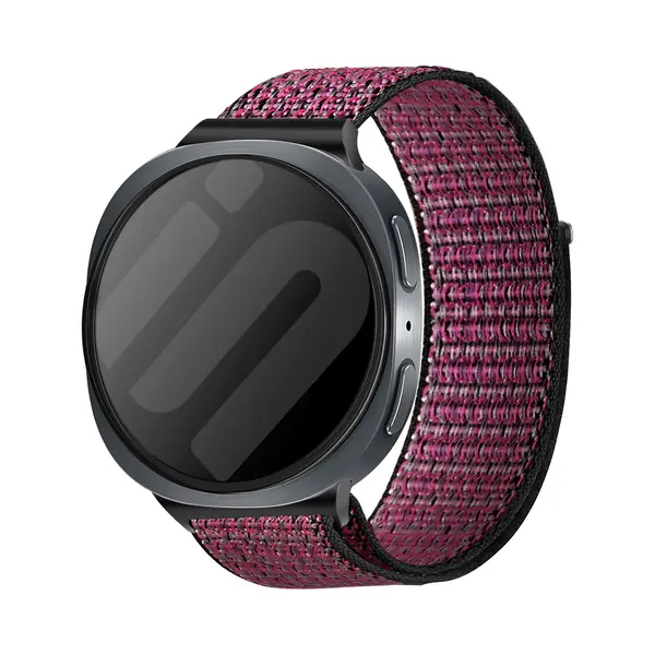 Strap-it Nylon Bandje Met Klittenbandsluiting - Geschikt Voor Samsung Galaxy Watch 8 - 40mm / Galaxy Watch 8 - 44mm / Galaxy Watch 8 Classic (true thumbnail