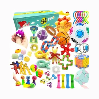 Shagam - Fidget Toys Pakket - 54 Stuks - Fidget Speeltjes Set - Fidgets - Magic Ball - Fidget Spinnner