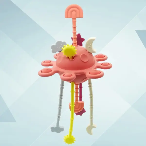 VintaToys Sensorisch Babyspeelgoed Meisje - Montessori Speelgoed - Roze thumbnail