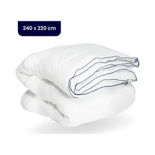Soulsnooze® - Luxe 4 Seizoenen Partnerdekbed 240 X 220 - Tweepersoons Dekbed - Partnerdekbed - Afstelbaar Per Kant - 30 Dagen Proefslapen - Hotel