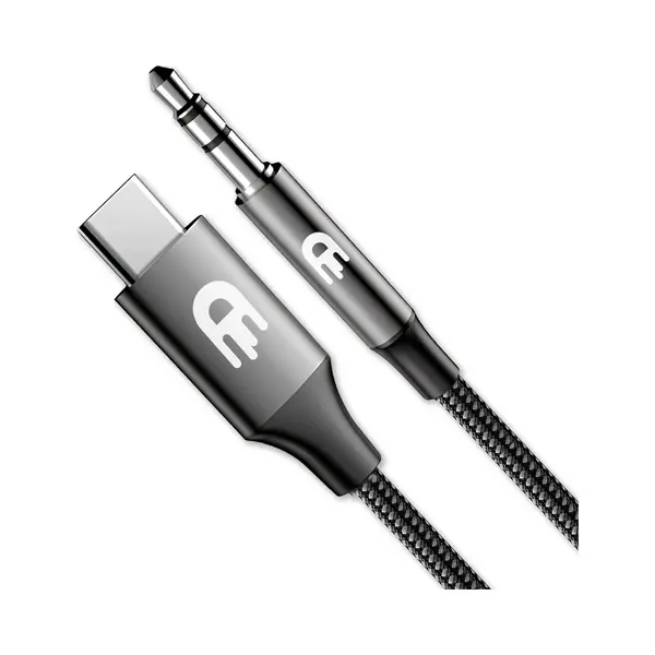 Drivv. Usb C Naar Aux Kabel - Usb C Naar Jack - 3.5mm Audio Kabel - Usb-C Naar Auto - Usb-C Naar Headphone - Nylon - 1 Meter thumbnail