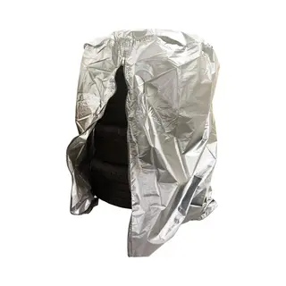 Maxxcovers Bandenhoes Set 4 Banden - Hoes Voor Autobanden – Autobandenhoes - Winterbandenhoes – Zomerbandenhoes - Zilver Kwaliteit