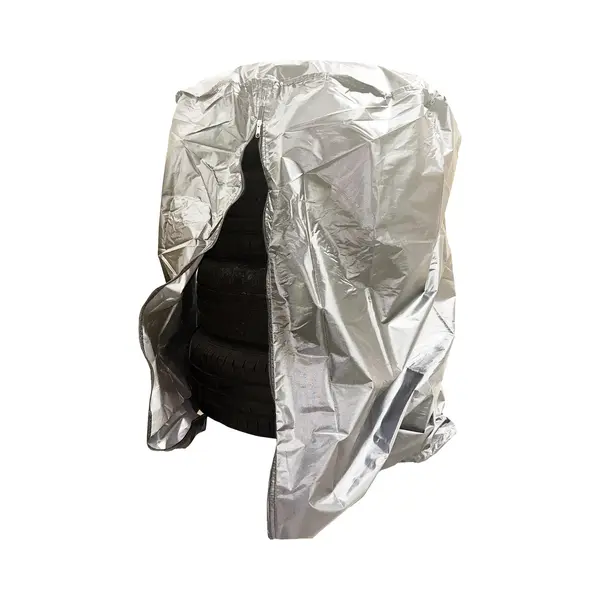 Maxxcovers Bandenhoes Set 4 Banden - Hoes Voor Autobanden – Autobandenhoes - Winterbandenhoes – Zomerbandenhoes - Zilver Kwaliteit thumbnail
