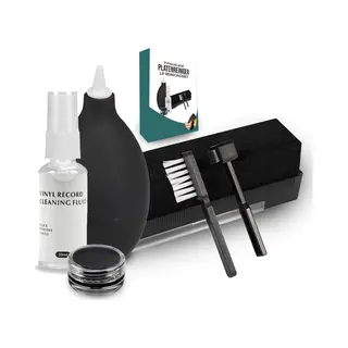 Innovaland - Plattenbürste - 6 In 1 Set - Vinyl - Plattenreiniger - Lp - Pinsel - Reiniger - Reinigungsset - Reinigungsset - Nadelbürste -